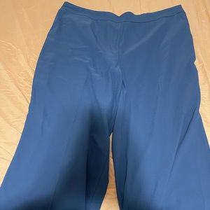 Charcoal blue dress pants- flowy